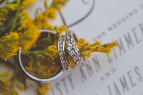 wedding detail ring photo