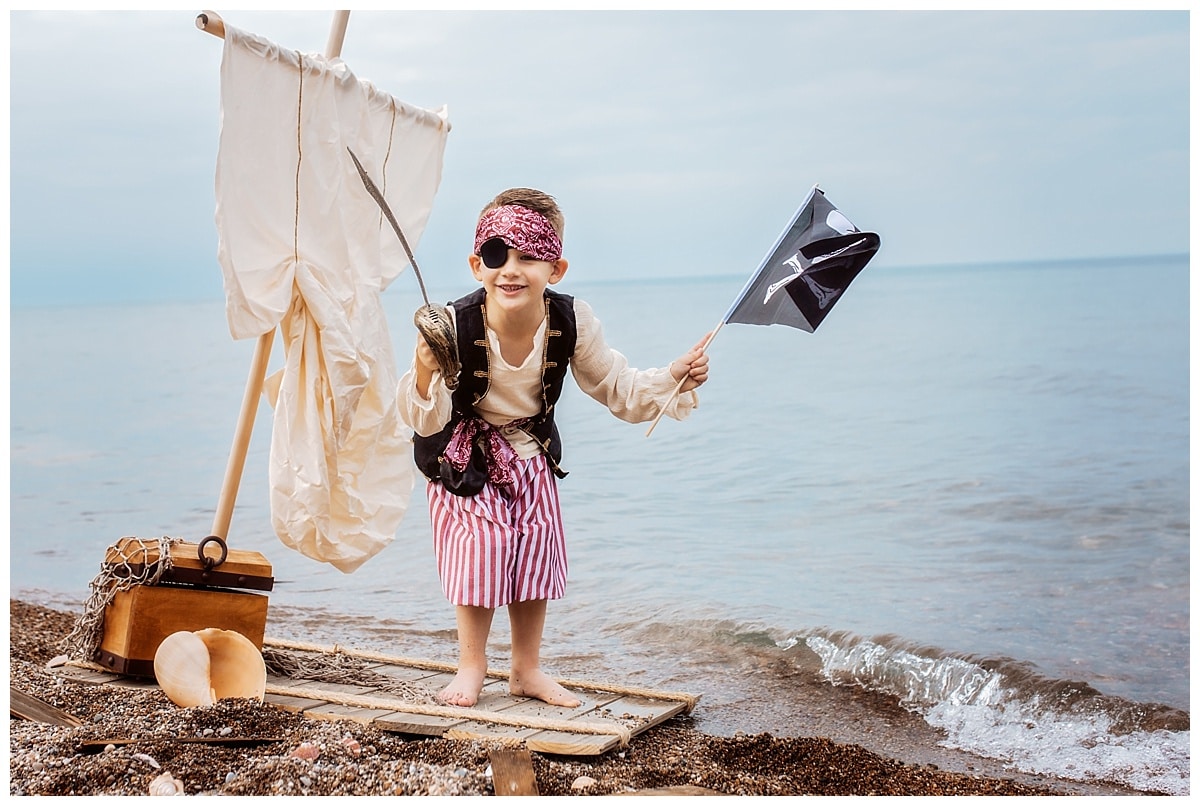Pirate mini session, port huron childrens photographer