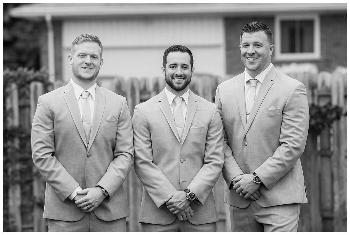 groom and brothers detroit wedding
