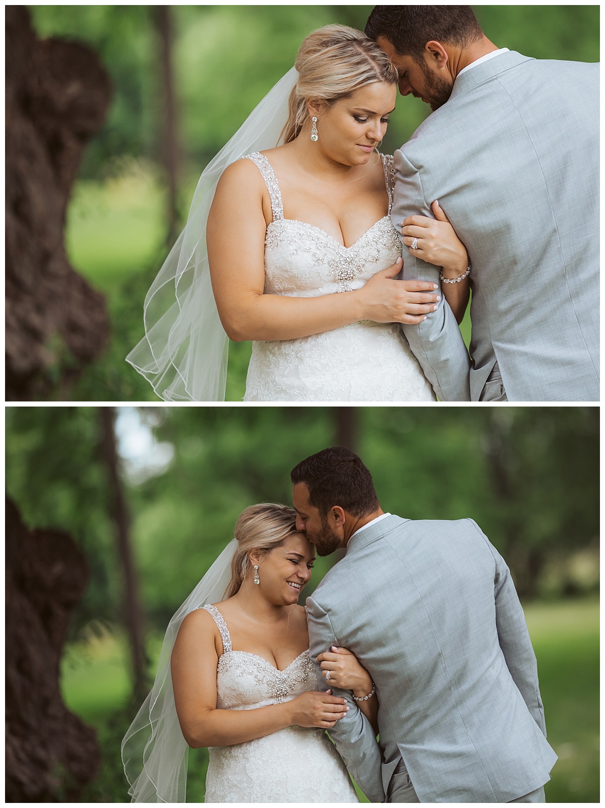bride and groom at Fern Hill Country Club