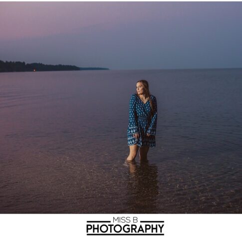 Port Huron Senior Photographer, Beach senior session, senior girl sunset beach